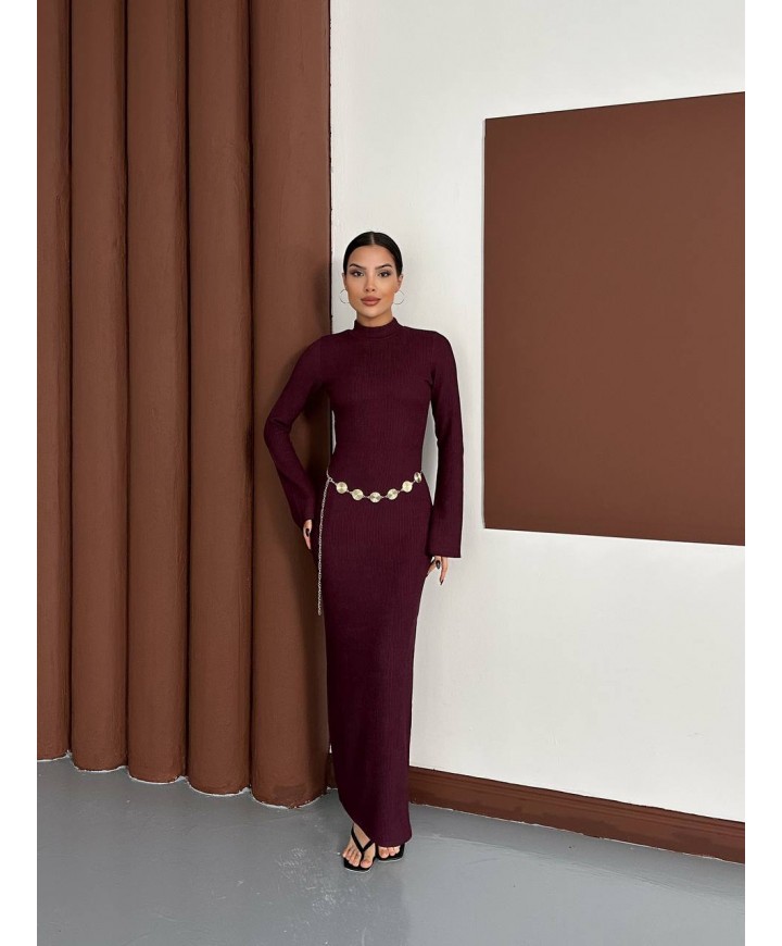 219779 BORDO ELBİSE