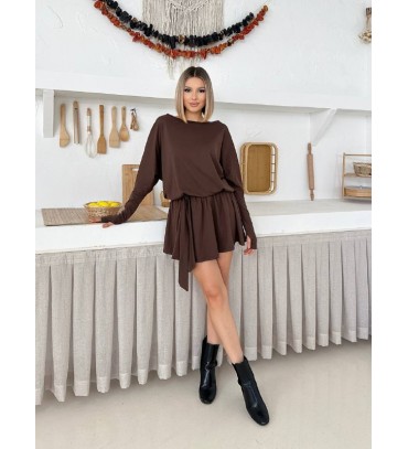 219781 KAHVE ELBİSE ...