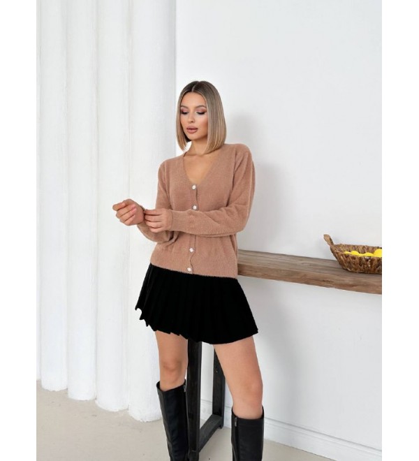 219789 MINK CARDIGAN KNITWEAR