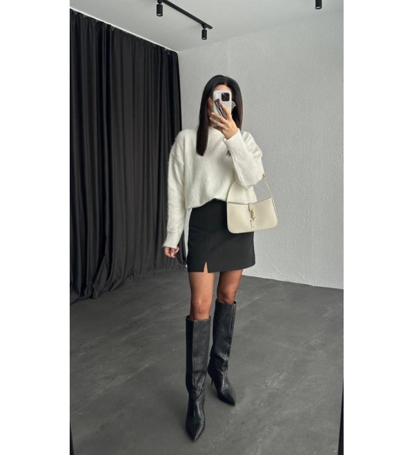 219879 ANTHRACITE SKIRT