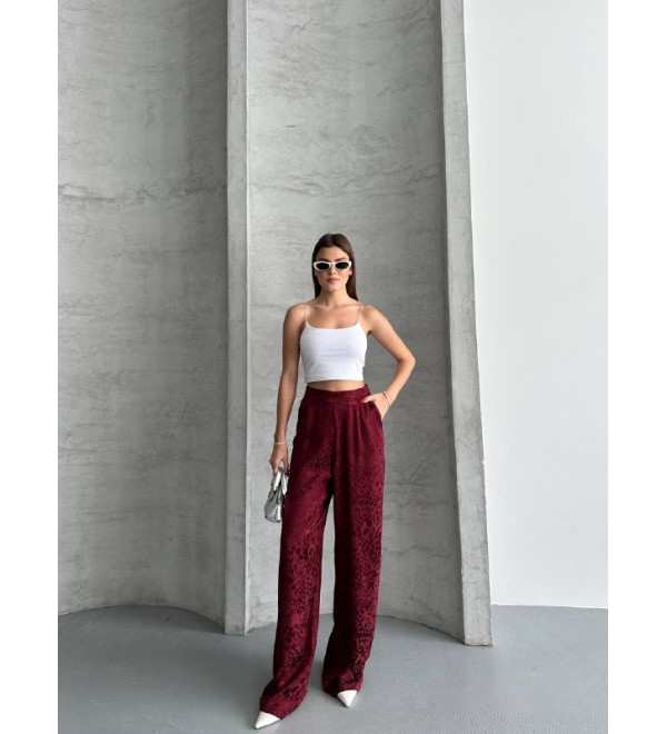 219884 Burgundy TROUSERS 