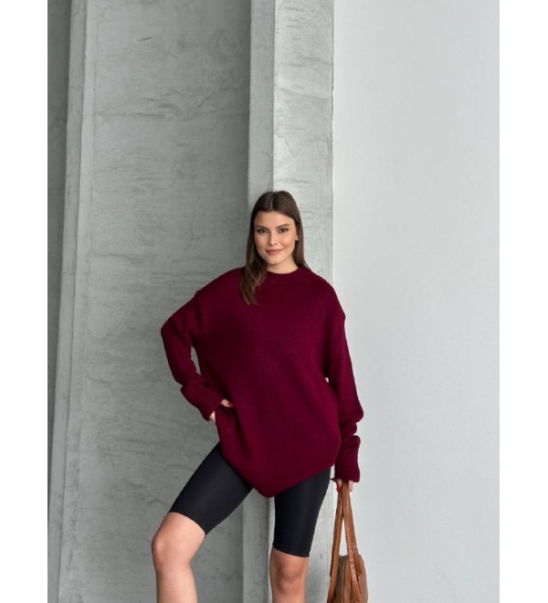 219888 BORDO KAZAK TRİKO