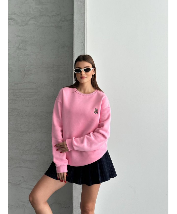 219898 PEMBE SWEAT 3 İPLİK