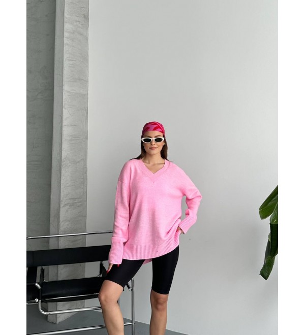 219904 PEMBE KAZAK TRİKO