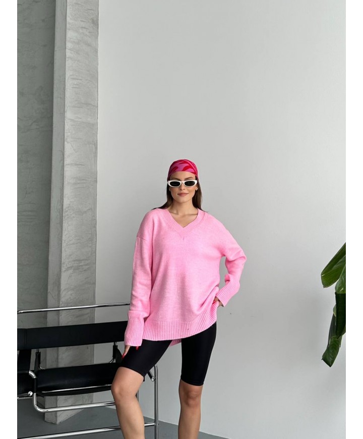 219904 PEMBE KAZAK TRİKO