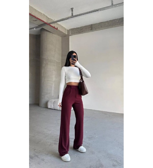 219969 Burgundy TROUSERS 