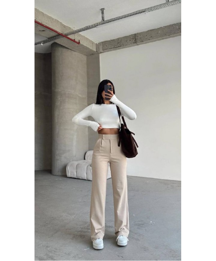 219970 BEJ PANTOLON ZARA MODEL