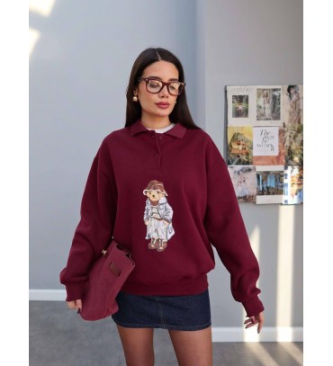 220004 BORDO SWEAT...