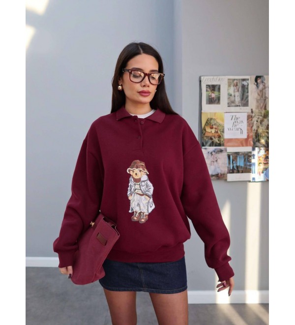 220004 BORDO SWEAT