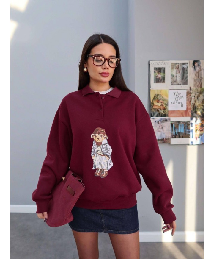 220004 BORDO SWEAT