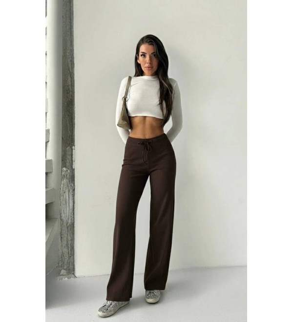 220080 COFFEE TROUSERS KNITWEAR
