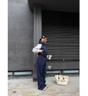 220124 NAVY BLUE Tracksuit Team % COTTON KUMAŞ
