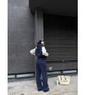 220124 NAVY BLUE Tracksuit Team % COTTON KUMAŞ