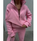 220132 PEMBE EŞOFMAN TAKIM % COTTON KUMAŞ