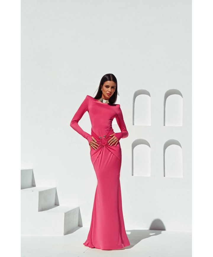 220148 PEMBE ABİYE LYCRA KUMAŞ