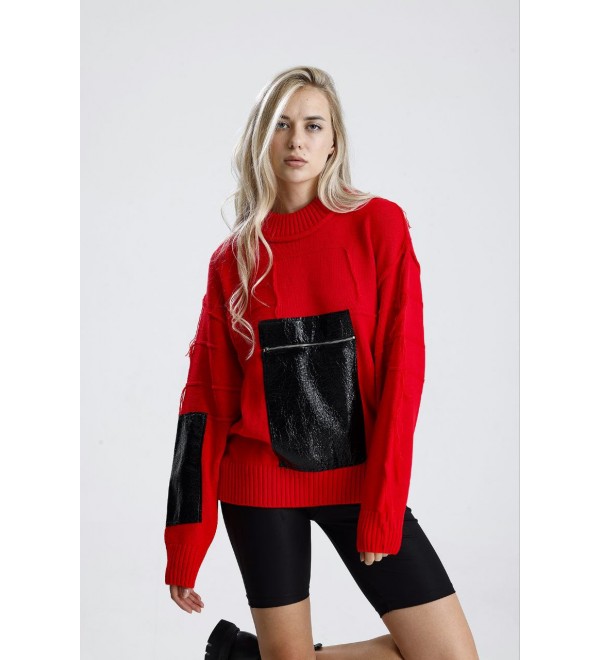 220169 RED JUMPER KNITWEAR