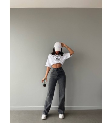 220207 GRİ KOT PANTO...