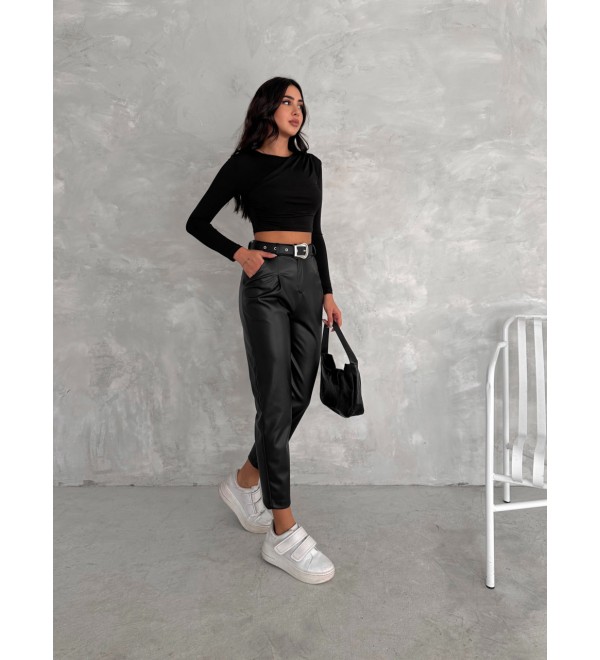 220280 BLACK TROUSERS SKIN