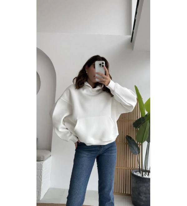 220341 BEYAZ SWEAT