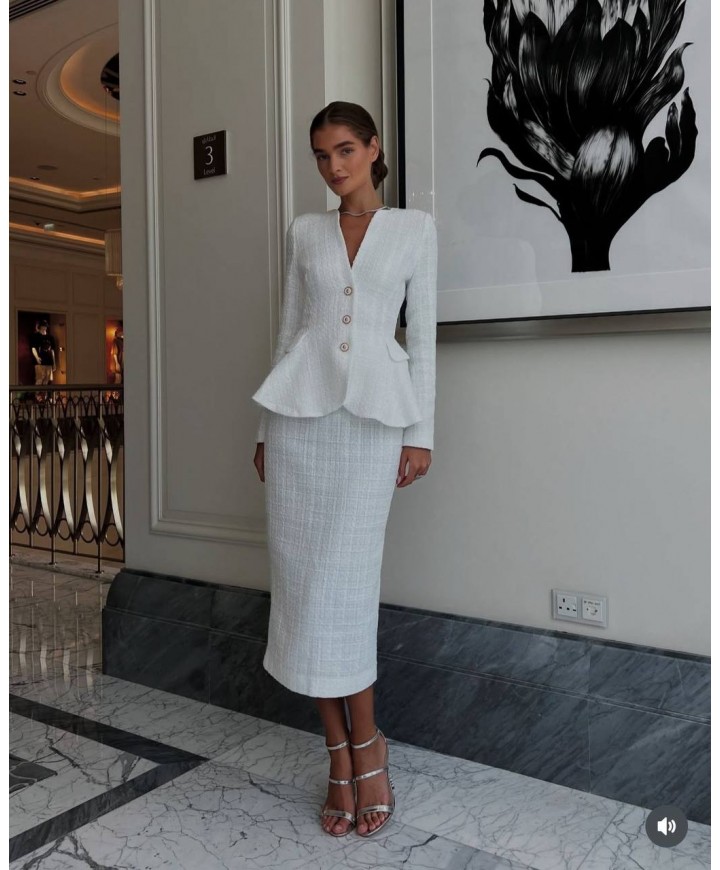 220356 BEYAZ TAKIM CHANEL KUMAŞ