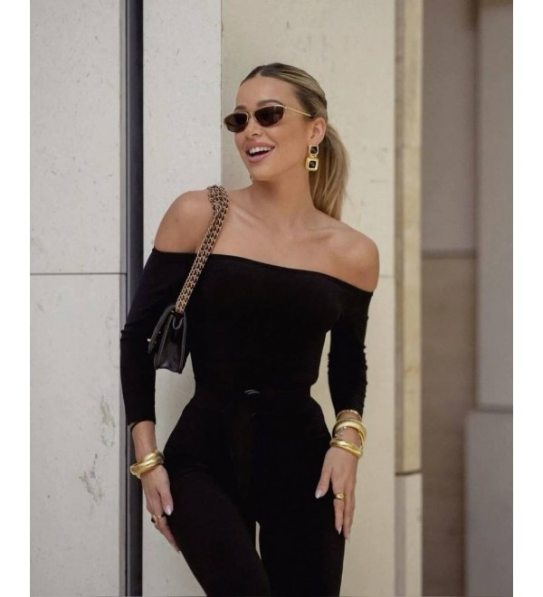 220369 BLACK BLOUSE