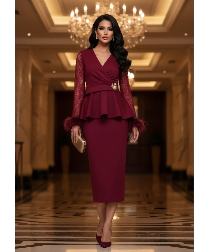 220380 BORDO ABİYE TAKIM