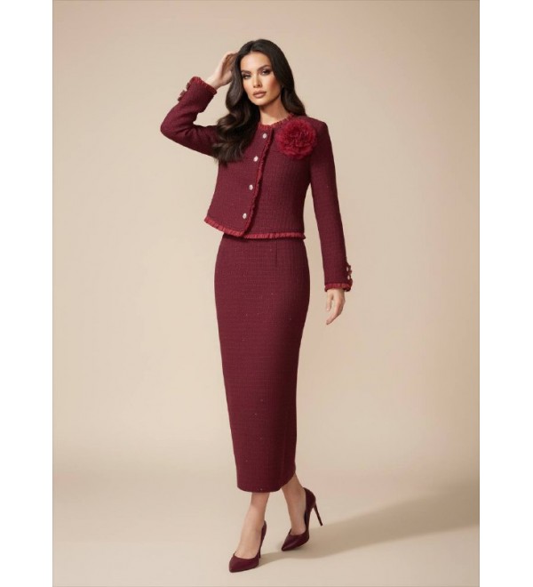 220381 BORDO ABİYE TAKIM