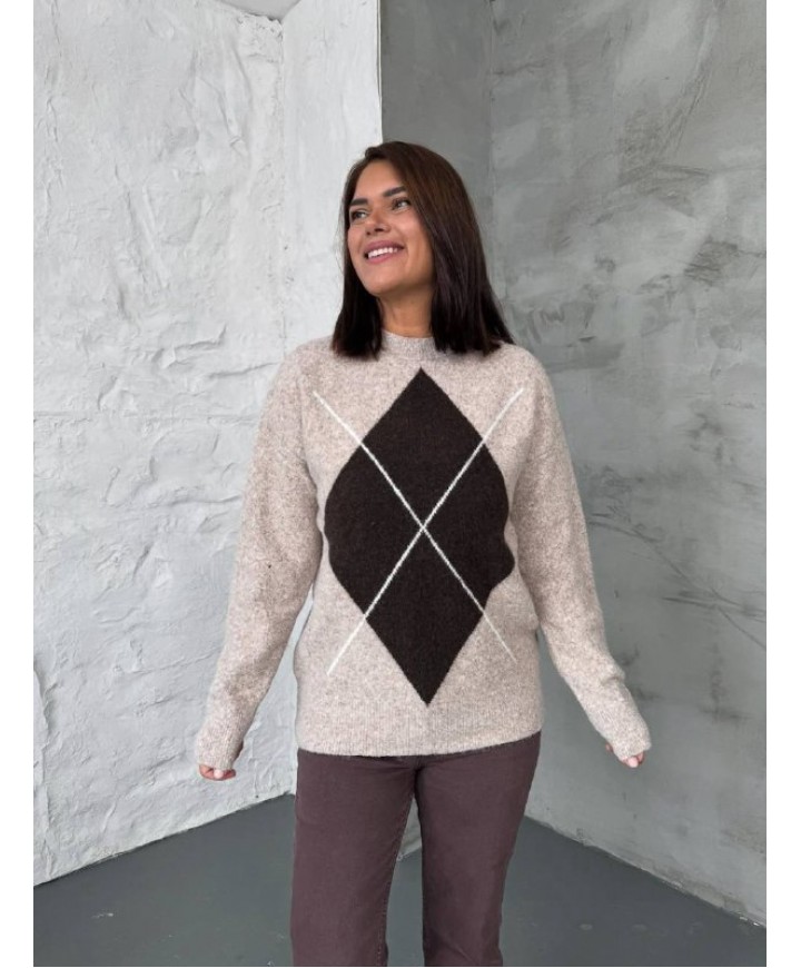 220456 CREAM JUMPER KNITWEAR