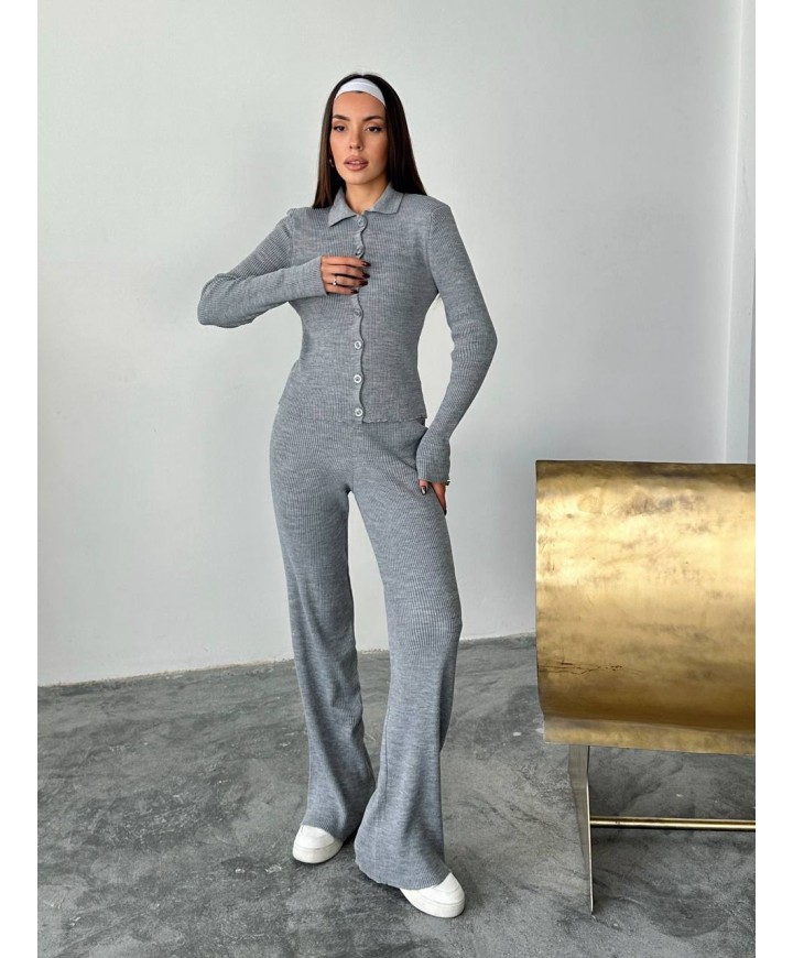 220481 GRAY SET KNITWEAR
