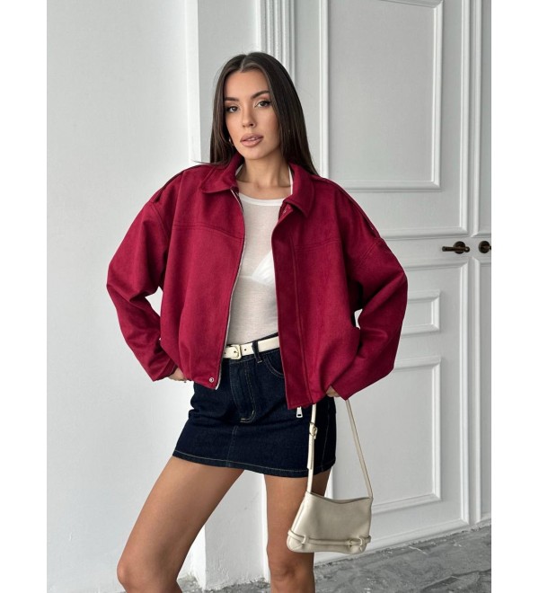 220491 BORDO CEKET SÜET KUMAŞ