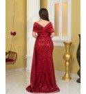 220500 RED Evening dress