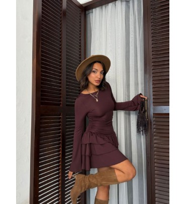 220513 KAHVE ELBİSE...