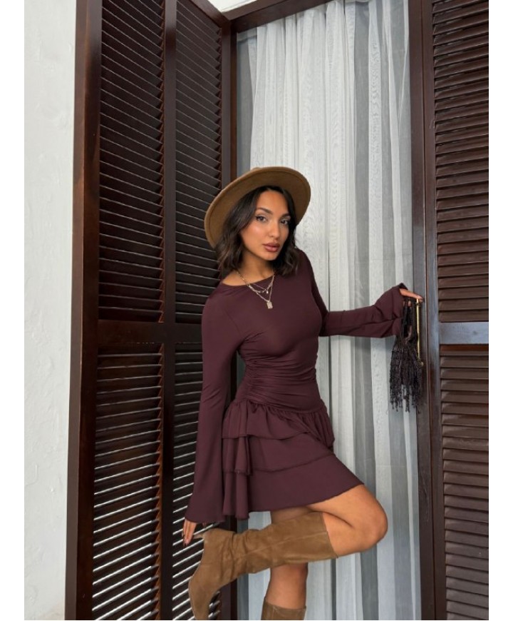 220513 COFFEE DRESS