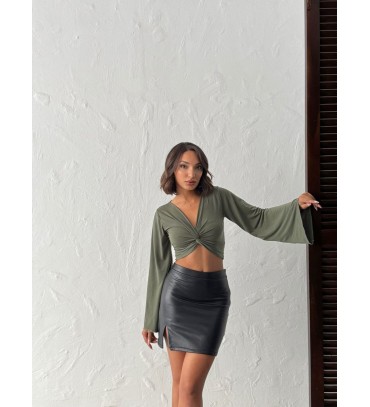 220535 HAKİ BLUZ...