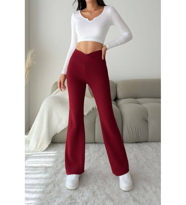220557 Burgundy TROUSERS
