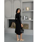 220690 SİYAH ELBİSE MODAL KUMAŞ