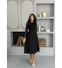 220690 SİYAH ELBİSE MODAL KUMAŞ