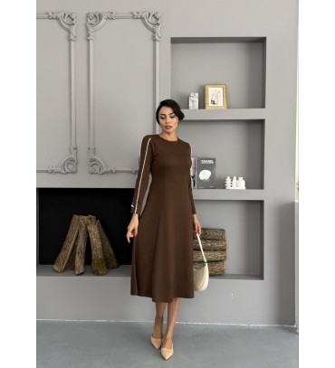 220691 KAHVE ELBİSE ...