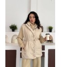 220696 CREAM Tracksuit Team Quilted fabric