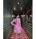 220720 PEMBE ABİYE SATEN KUMAŞ