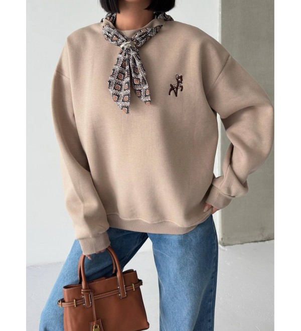 220799 VİZON SWEAT OYSHO KUMAŞ