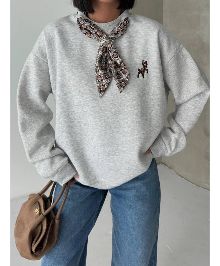 220800 GRİ SWEAT OYSHO KUMAŞ