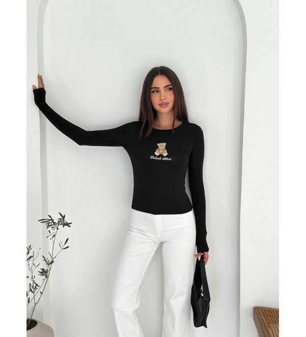 220861 BLACK BLOUSE