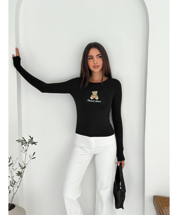 220861 BLACK BLOUSE