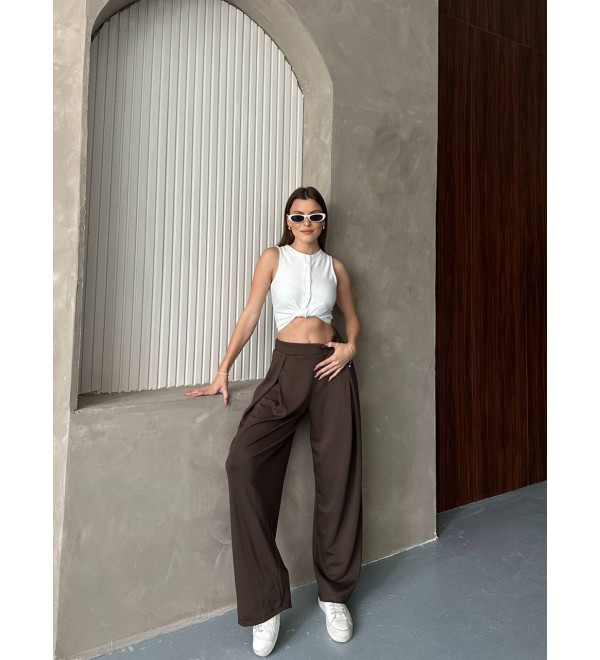 220894 COFFEE TROUSERS 