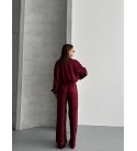 220898 BORDO TAKIM SATEN