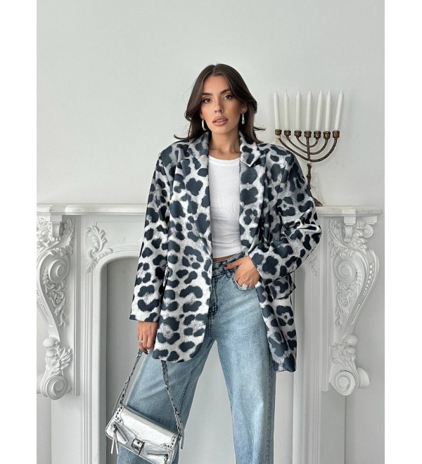 220975 LEOPAR CEKET KAŞE KUMAŞ