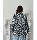 220975 LEOPAR CEKET KAŞE KUMAŞ LEOPAR