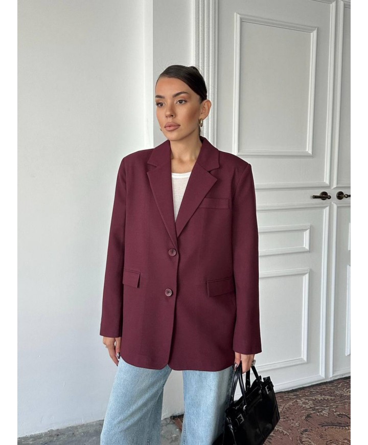 220990 Burgundy JACKET