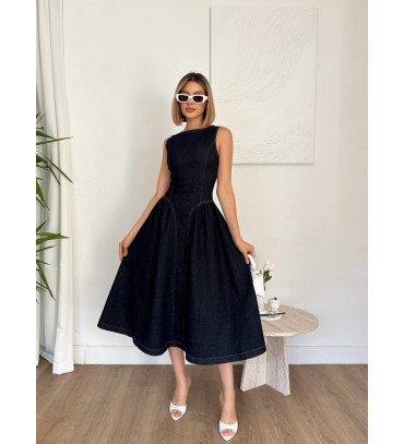 220996 SİYAH ELBİSE ...